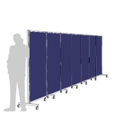 Separè autostabile ALA ROLLER "TXT" - cm 716x190h (7 elementi) - Separè autostabile ALA ROLLER 