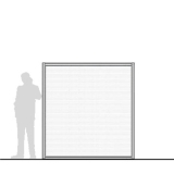 M20.20P richiedi preventivo - Pannello divisorio MACRO Pannello divisorio MACRO "alveolare" - cm 200x200h - Pannello divisorio MACRO