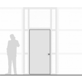 MPM90L richiedi preventivo - Porta in multistrato bilaminato inserita nel pannello - cm 90x210h Porta in multistrato bilaminato inserita nel pannello - cm 90x210h - Porta in multistrato bilaminato inserita nel pannello - cm 90x210h