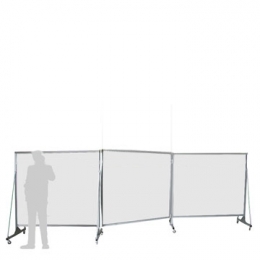 Separè autostabile MACRO QUINTA "alveolare" - cm 600x200h (3 elementi)