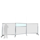 MQ60.20IP richiedi preventivo - Separè autostabile MACRO QUINTA Separè autostabile MACRO QUINTA "finestrato" - cm 600x200h (3 elementi) - Separè autostabile MACRO QUINTA