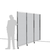 ARL03T richiedi preventivo - Separè a parete ALA ROLLER LIGHT Separè a parete ALA ROLLER LIGHT "fonoassorbente" - cm 305x190h (3 elementi) - Separè a parete ALA ROLLER LIGHT