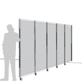 ARL05T richiedi preventivo - Separè a parete ALA ROLLER LIGHT Separè a parete ALA ROLLER LIGHT "fonoassorbente" - cm 505x190h (5 elementi) - Separè a parete ALA ROLLER LIGHT