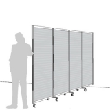 AFL04 richiedi preventivo - Separè a parete ALA ROTOFOOT LIGHT Separè a parete ALA ROTOFOOT LIGHT "alveolare" - cm 405x190h (4 elementi) - Separè a parete ALA ROTOFOOT LIGHT