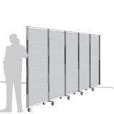 AFL05 richiedi preventivo - Separè a parete ALA ROTOFOOT LIGHT Separè a parete ALA ROTOFOOT LIGHT "alveolare" - cm 505x190h (5 elementi) - Separè a parete ALA ROTOFOOT LIGHT