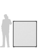 CL13.13L richiedi preventivo - Pannello divisorio CLIPPER Pannello divisorio CLIPPER "laminato" - cm 130x130h - Pannello divisorio CLIPPER