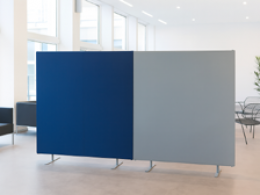 Pannello divisorio TXT autostabile con 2 basi dritte - cm 120x180h 