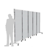 MR05G richiedi preventivo - Separè su ruote MACRO ROLLER GRIGLIA - cm 546x216h (5 elementi) Separè su ruote MACRO ROLLER GRIGLIA - cm 546x216h (5 elementi) - Separè su ruote MACRO ROLLER GRIGLIA - cm 546x216h (5 elementi)