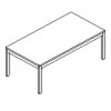 FR25 richiedi preventivo - Tavolo riunioni con struttura metallica cm 250. Tavolo riunioni con struttura metallica cm 250. - Tavolo riunioni con struttura metallica cm 250.